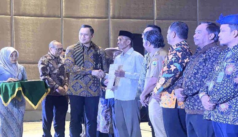 AHY: Sertifikat Tanah agar Masyarakat Tidur Nyenyak dan Tak Was-was