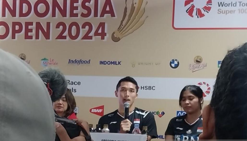Jonathan Christie Bertekad untuk Capai Hasil Terbaik di turnamen Kapal Api Indonesia Open 2024