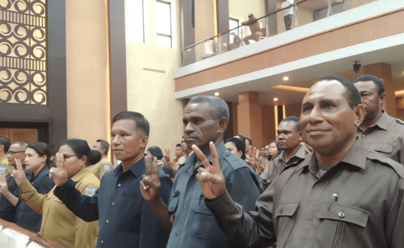 Pejabat Wali Kota Sorong Lakukan Pergantian 80 Pejabat Eselon 3 dan 4