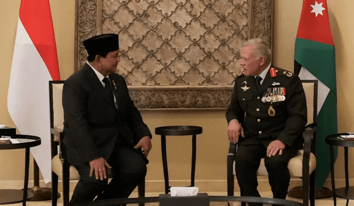 Prabowo Bertemu Raja Yordania, Bahas Krisis Kemanusiaan di Gaza