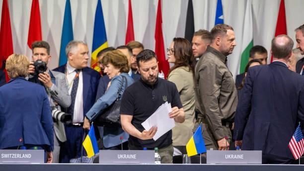 KTT Perdamaian Ukraina Sahkan Deklarasi Akhir, Indonesia dan 15 Negara Abstain