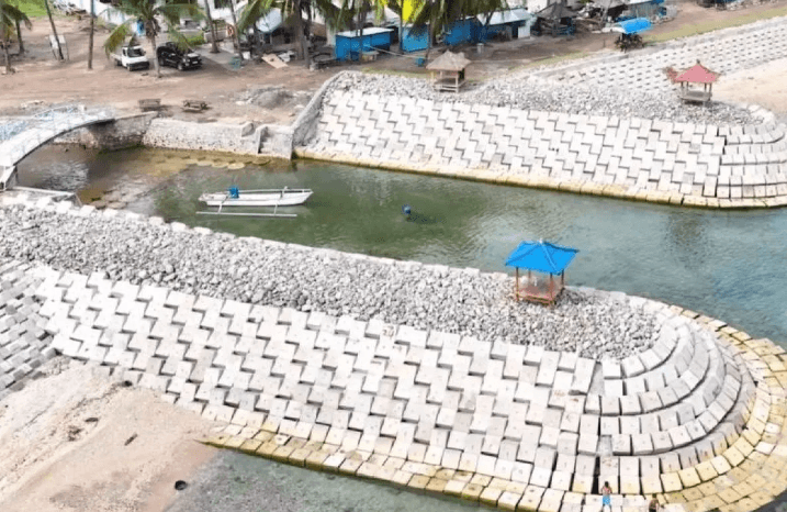 Kementerian PUPR Bangun Pengaman Pantai Gelora untuk Cegah Abrasi di Sumbawa NTB