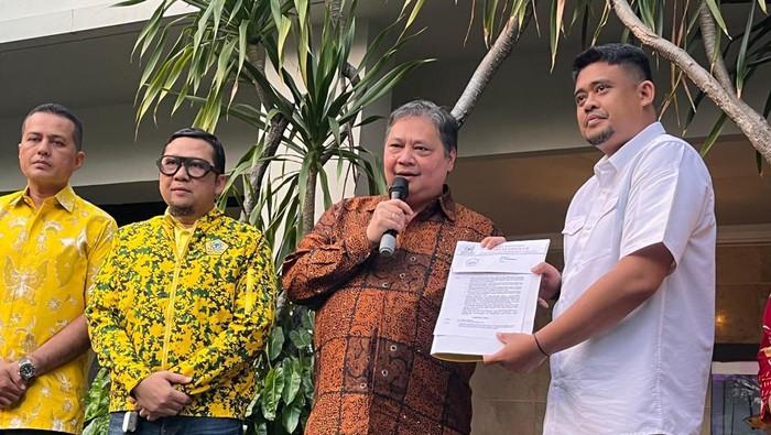 Golkar Resmi Usung Bobby Nasution Maju Pilgubsu 2024