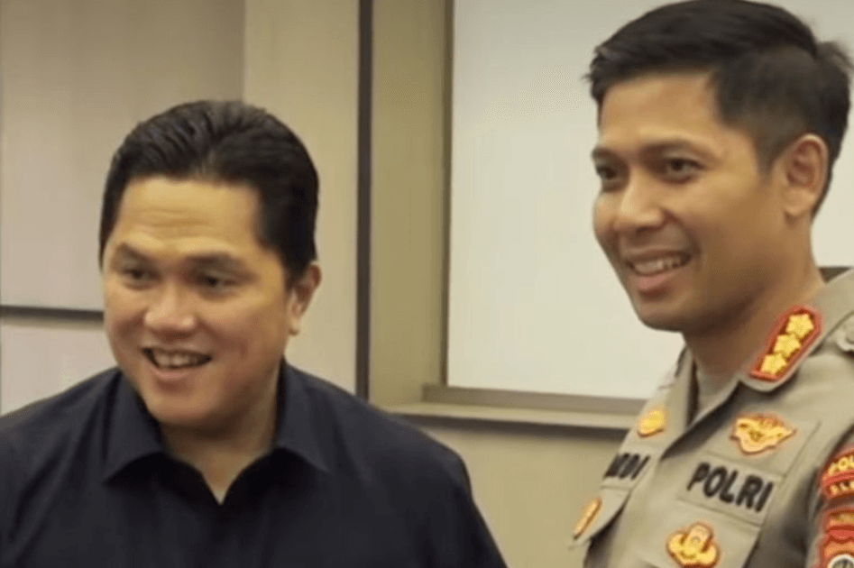 Erick Thohir: Polresta Sleman Patut di Apresiasi dalam Melindungi Dunia Sepak Bola