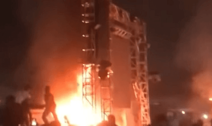 Konser di Pasar Kemis Rusuh dan Panggung Dibakar Penonton, Ini Penjelasan Polisi