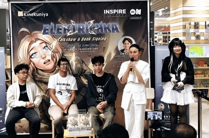 Rizky Langit Ramadhan Anak Rossa Resmi Debut di Dunia Komik dengan "Elektrichka"