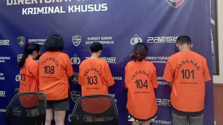 Lima Selebgram Banten Promosi Judi Online Berujung Diringkus Polisi
