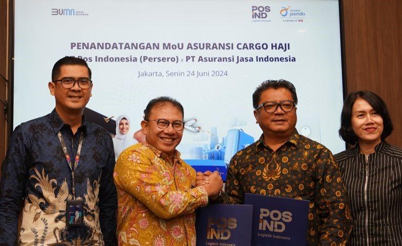Jasindo dan Pos Indonesia Beri Perlindungan Kargo Jamaah Haji