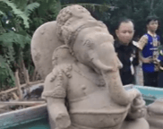 Lagi Gali Lahan, Warga Sleman Temukan Arca Ganesha saat Bikin Fondasi