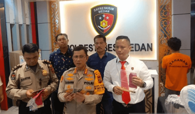 Terduga Pencuri Uang dengan Modus Ganjal ATM di Medan Ditangkap