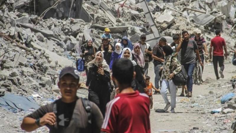 Sejumlah Mayat Tergeletak di Jalan Gaza Ditengah Pengeboman Israel