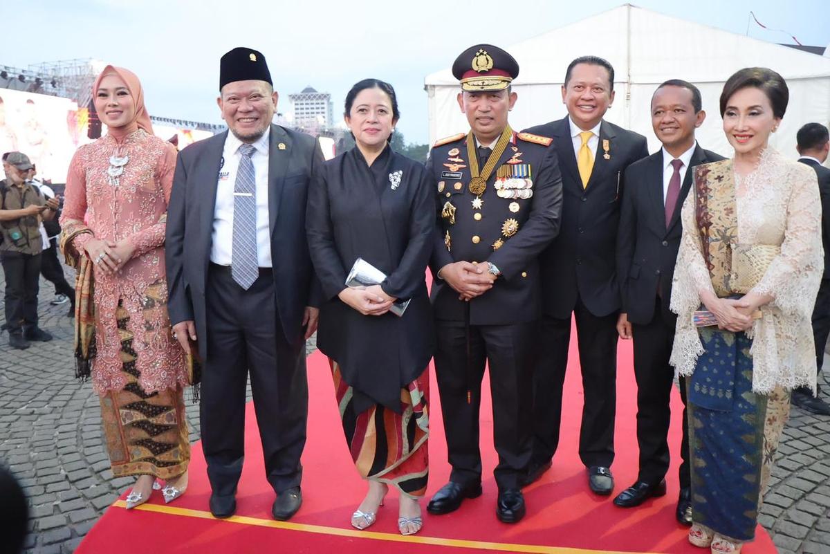 Hadiri HUT Bhayangkara, LaNyalla Harapkan Polri Makin Profesional