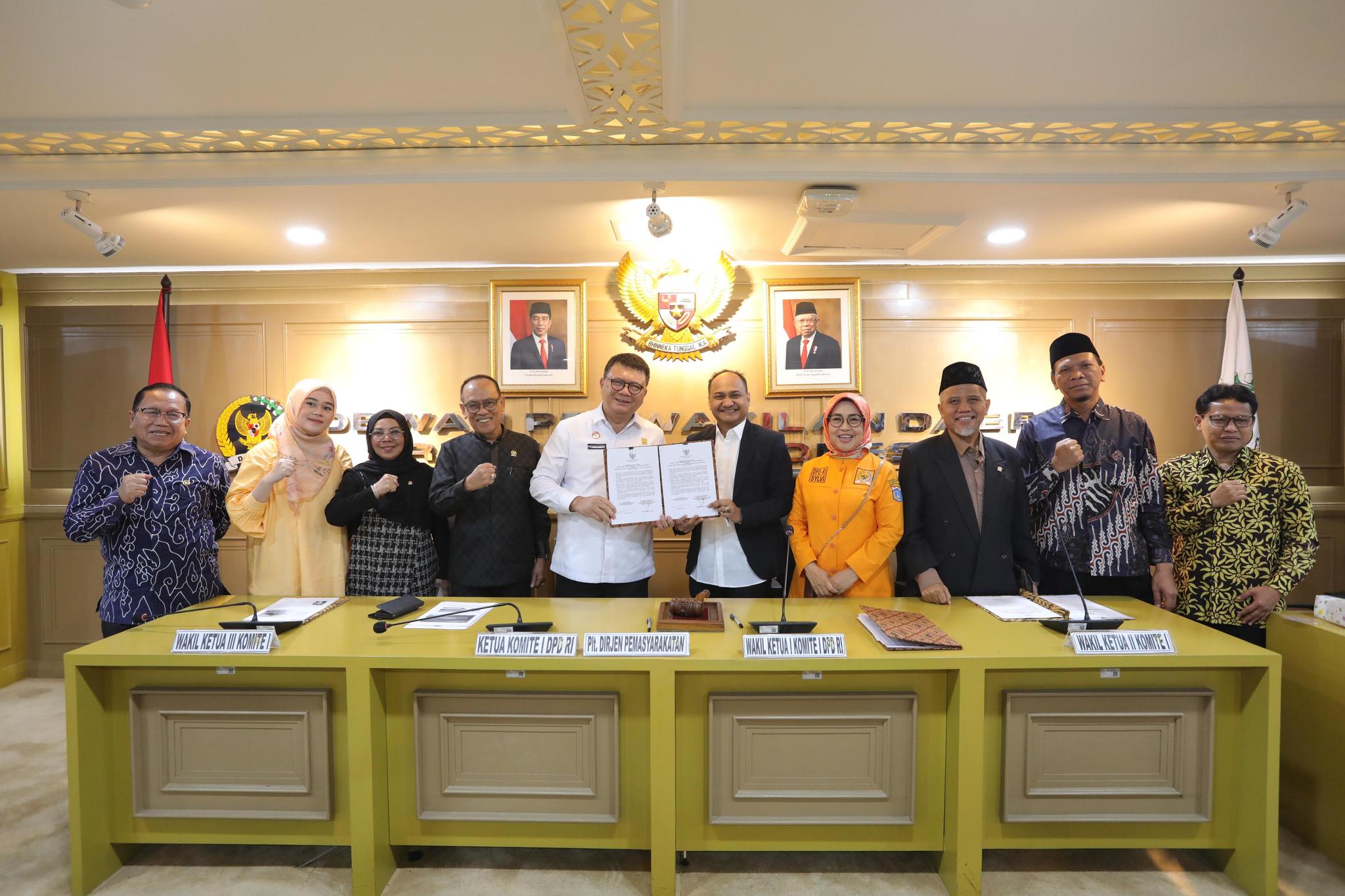 Raker dengan Menteri ATR/BPN, Ketua Komite I DPD RI Puji Kecerdasan dan Gerak Cepat AHY