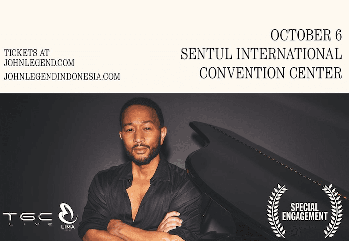 John Legend Konser di Indonesia, Berikut Daftar Harga dan Tanggal 'War' Tiketnya