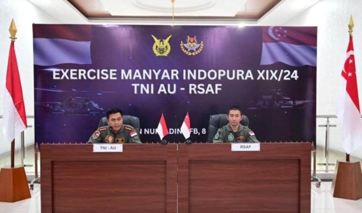 TNI AU Gelar Latihan Militer bersama Tentara Singapura