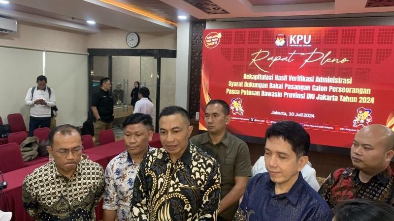 Dharma Pongrekun Lolos Verifikasi Administrasi Perbaikan Pilkada DKI Jakarta