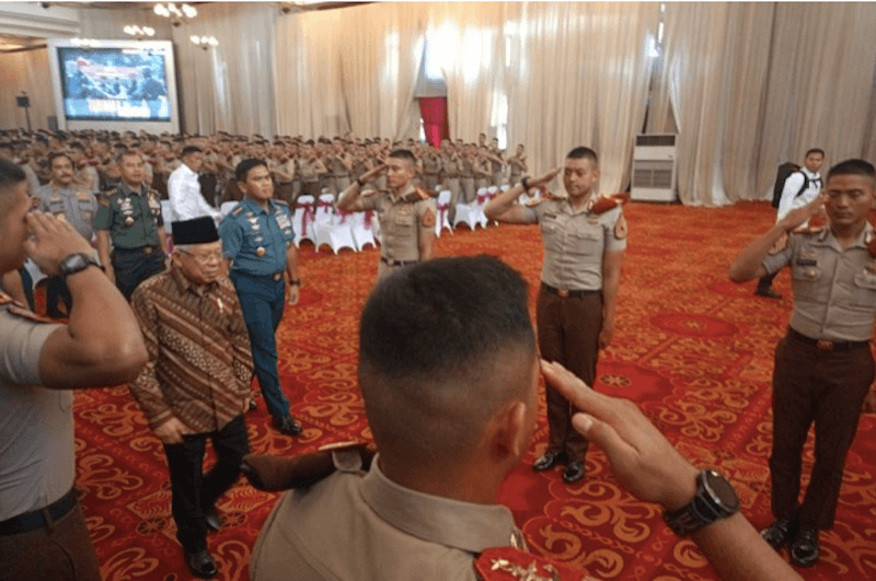 Wapres Sebut Pilkada Butuh Pengawasan Lebih Personel TNI/Polri