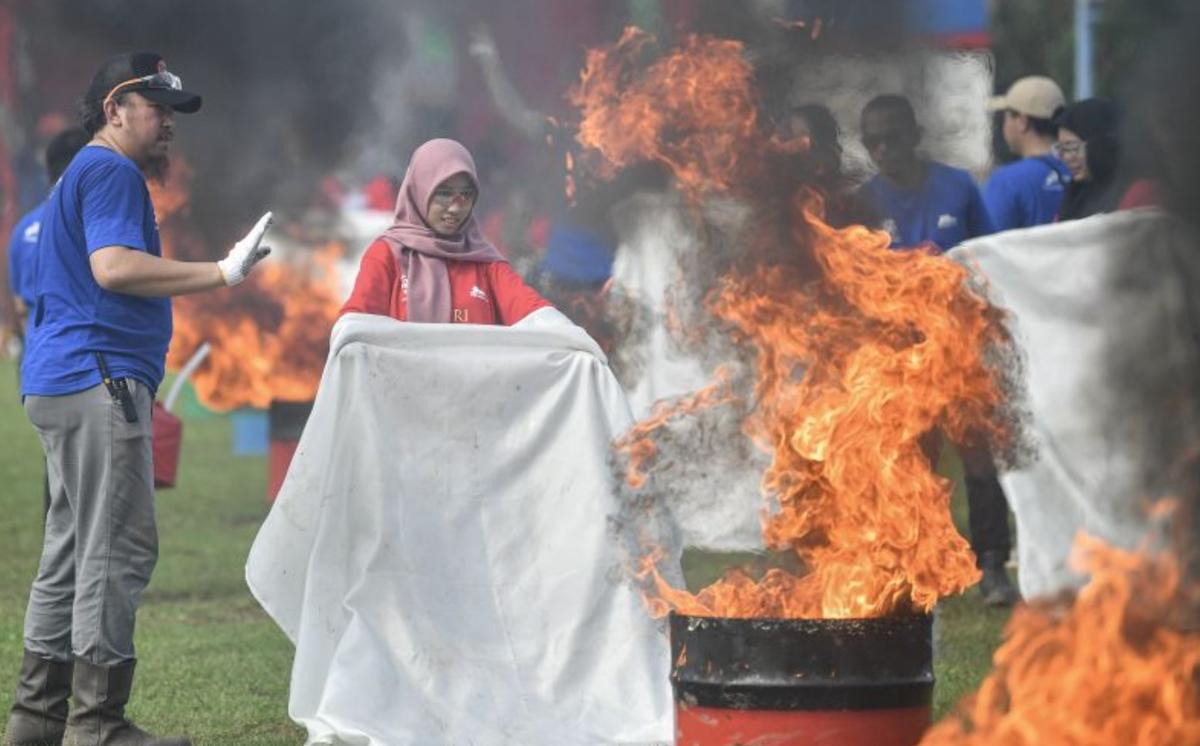 Hari Pemadam Kebakaran Internasional, Pertamina Cetak Rekor MURI di Bidang HSSE