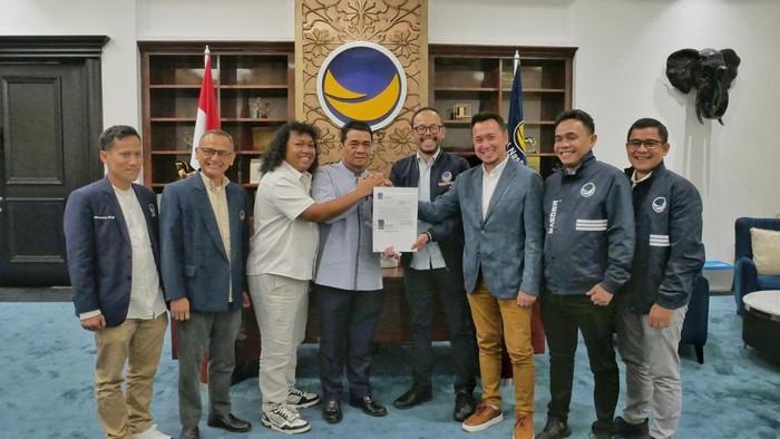 Surat Rekomendasi NasDem untuk Pilwalkot Tangsel Sudah di Tangan Riza-Marshel