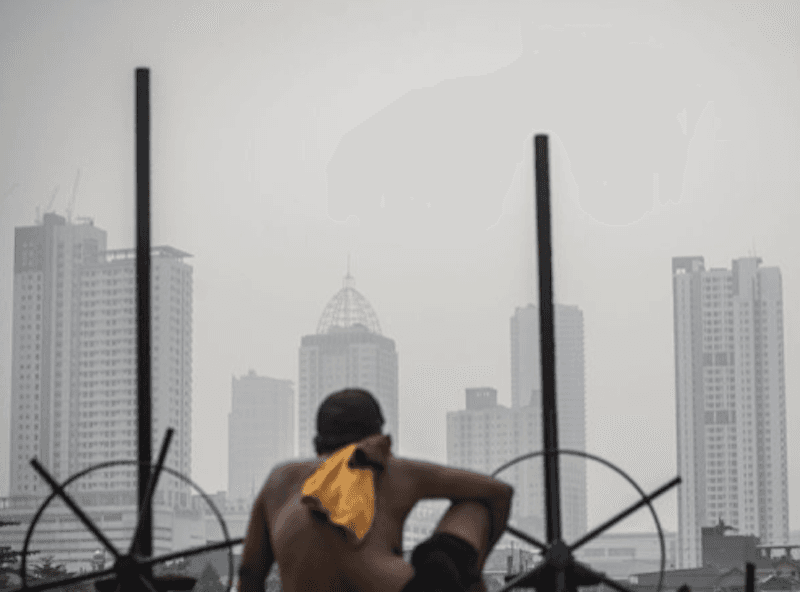 Kualitas Udara Jakarta Terburuk Kelima di Dunia