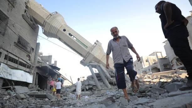 Israel Bom Masjid Abdullah Azzam Gaza, Dua Warga Tewas dan 15 Lainnya Terluka