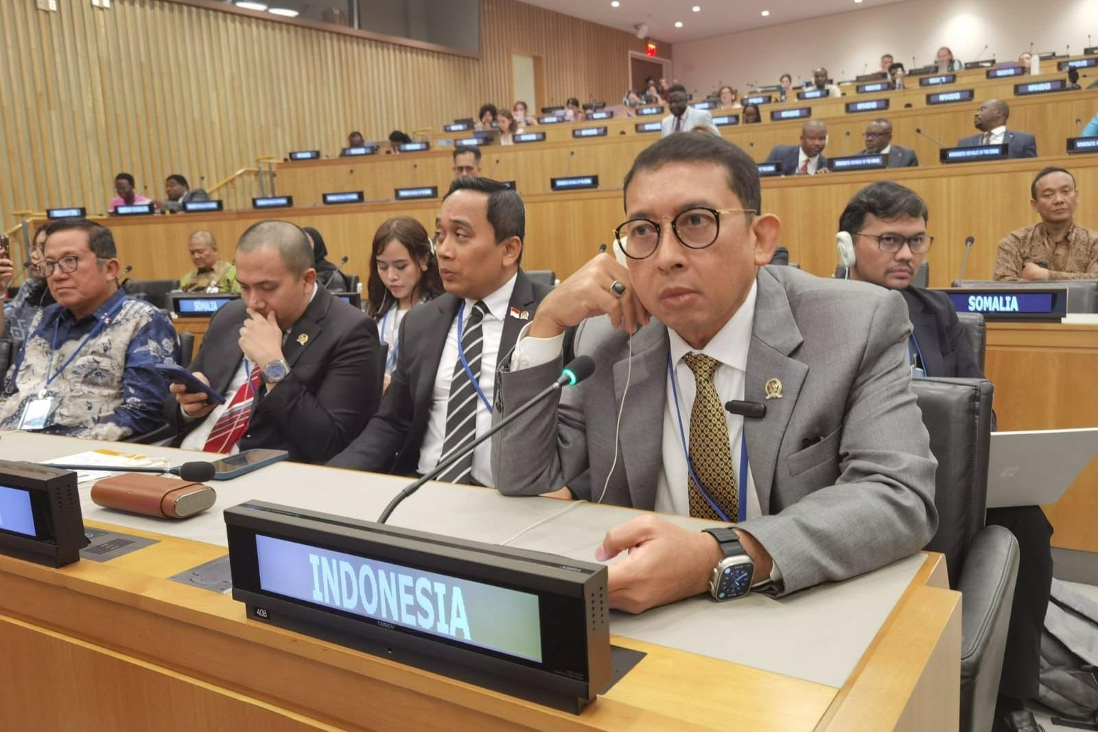 Di Markas Besar PBB, Fadli Zon Pertanyakan Standar Ganda Demokrasi