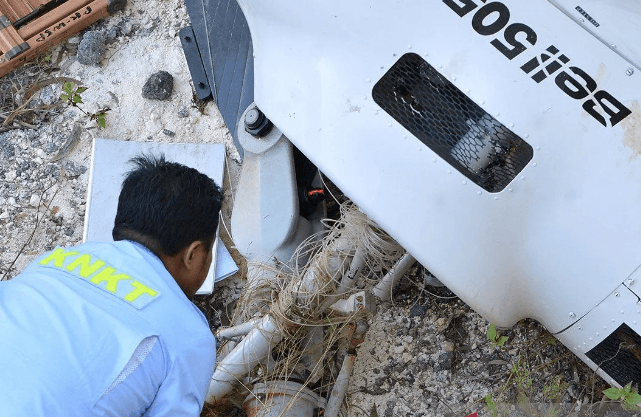 Basarnas Ungkap Kronologi Helikopter Jatuh di Badung Bali