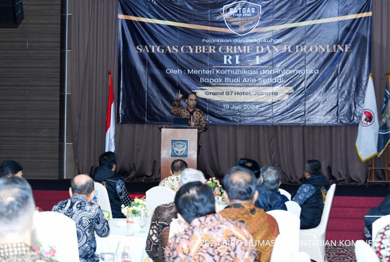 Menkominfo Tekankan Judi Online Merusak Semua Sendi Kehidupan