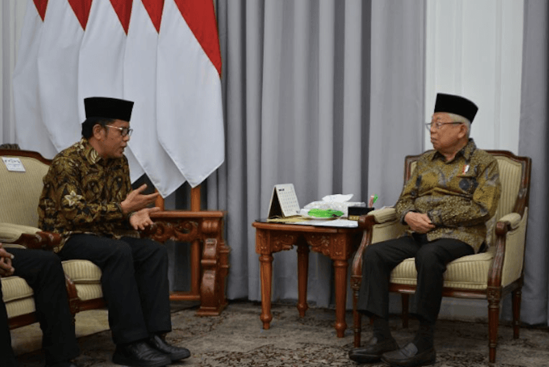Wapres Bertemu Ketua Badan Wakaf Indonesia Bahas Wakaf Uang