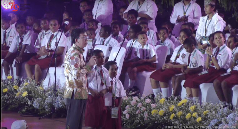 7.000 Anak Tampil Memukau pada Puncak Peringatan Hari Anak Nasional 2024