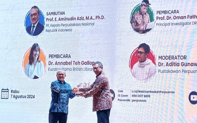 Perpusnas Koleksi Naskah Manuskrip Sunda Terbanyak di Dunia