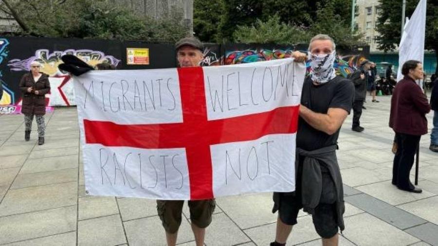 Aktivis Anti-rasisme Inggris Susun Demonstrasi Tandingan