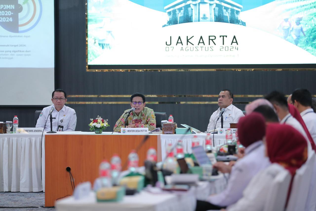Rapim Paripurna 2024, Gus Halim Apresiasi Pejabat Kemendes PDTT