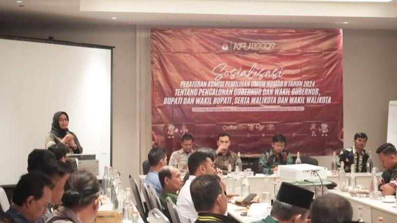 Sosialisasi di Bogor, KPU RI 'Spill' Batas Minimal Usia Calon Kepala Daerah