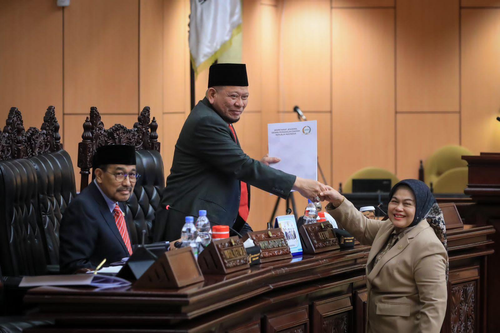 Komite IV DPD Sampaikan Hasil Fit and Proper Test Calon Anggota BPK 2024-2029