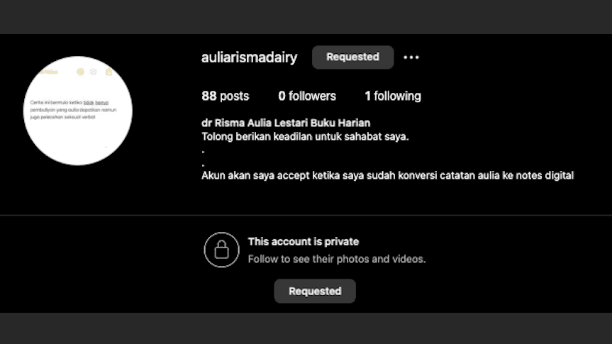 Heboh! Muncul Akun Instagram yang Beberkan Fakta di Balik Kematian Mahasiswi Dokter Spesialis Undip