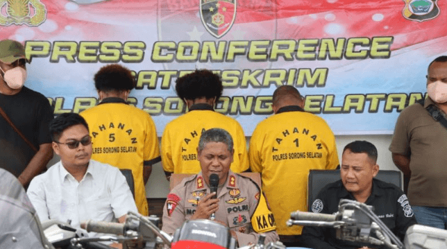Polres Sorong Selatan Bongkar Jaringan Pencurian Seppeda Motor