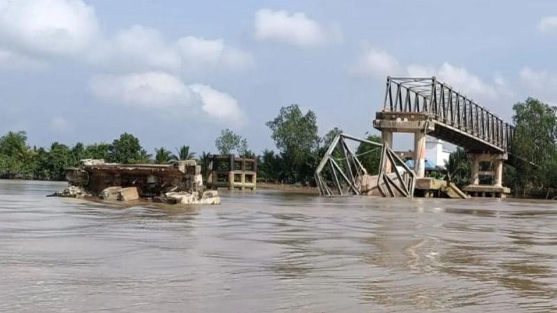 6 Fakta Kapal Tabrak Jembatan Lalan di Muba hingga Ambruk