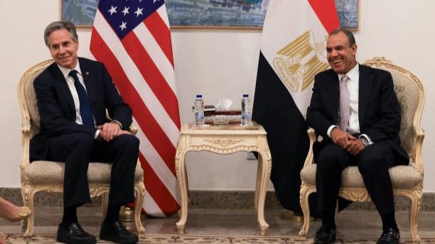 Blinken Temui Para Pejabat Tinggi Mesir Bahas Gencatan Senjata