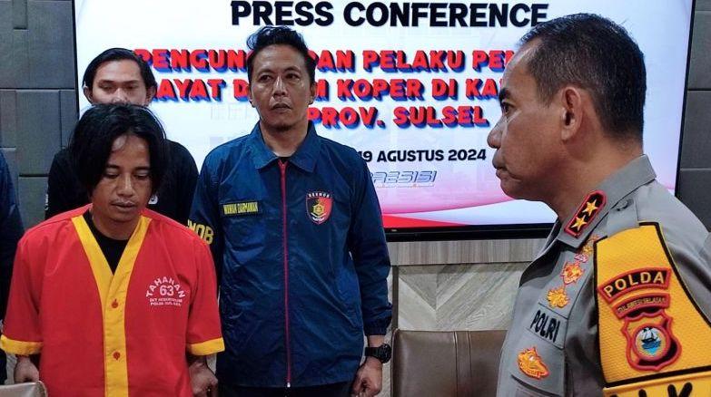 Tetangga Bunuh Wanita dalam Koper di Pangkep Ngaku Butuh Uang Bayar Kos