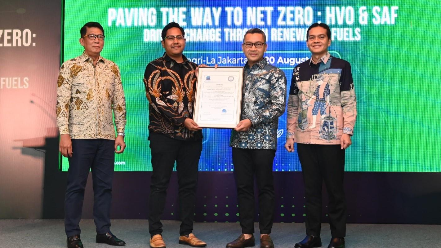 Pertamina Patra Niaga Tersertifikasi Internasional Distribusi SAF