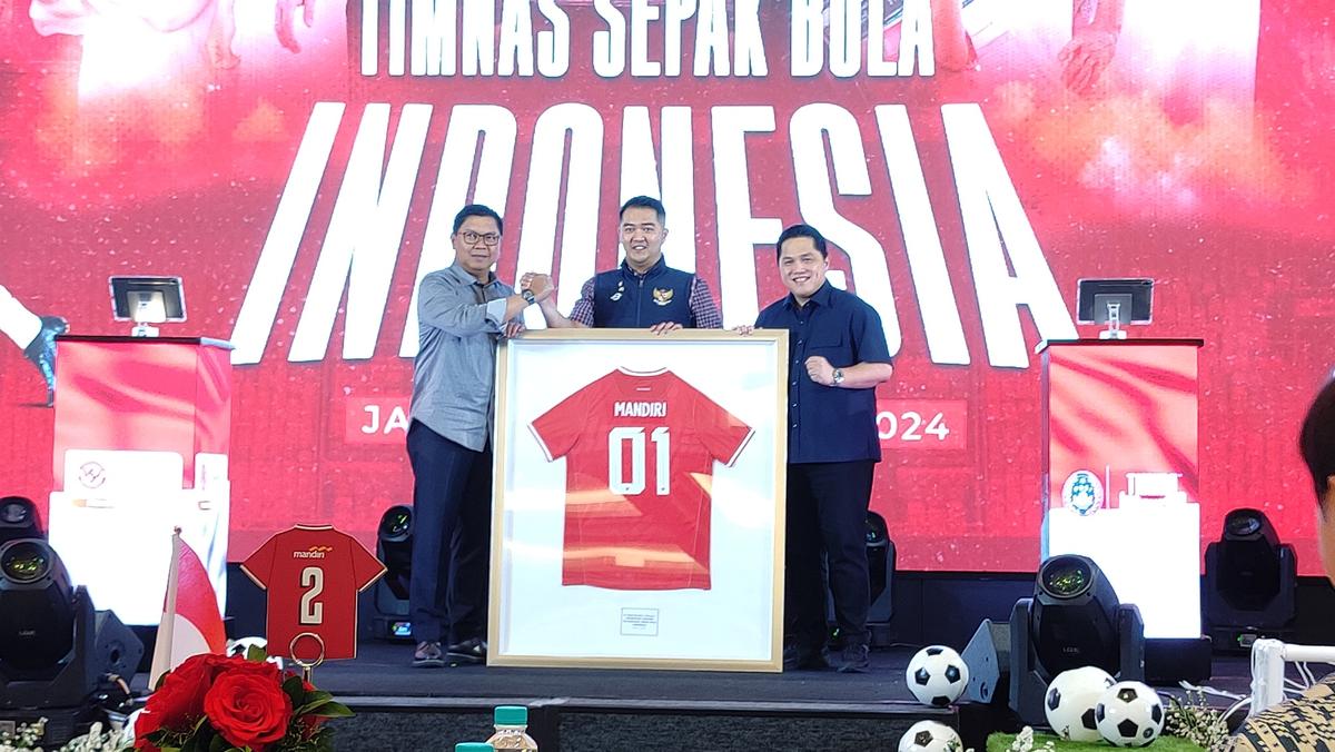 PSSI Gandeng Bank Mandiri Jadi Sponsor Partner Timnas Indonesia