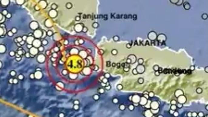 Gempa Bumi Berkekuatan M 4,8 Guncang Sumur Banten