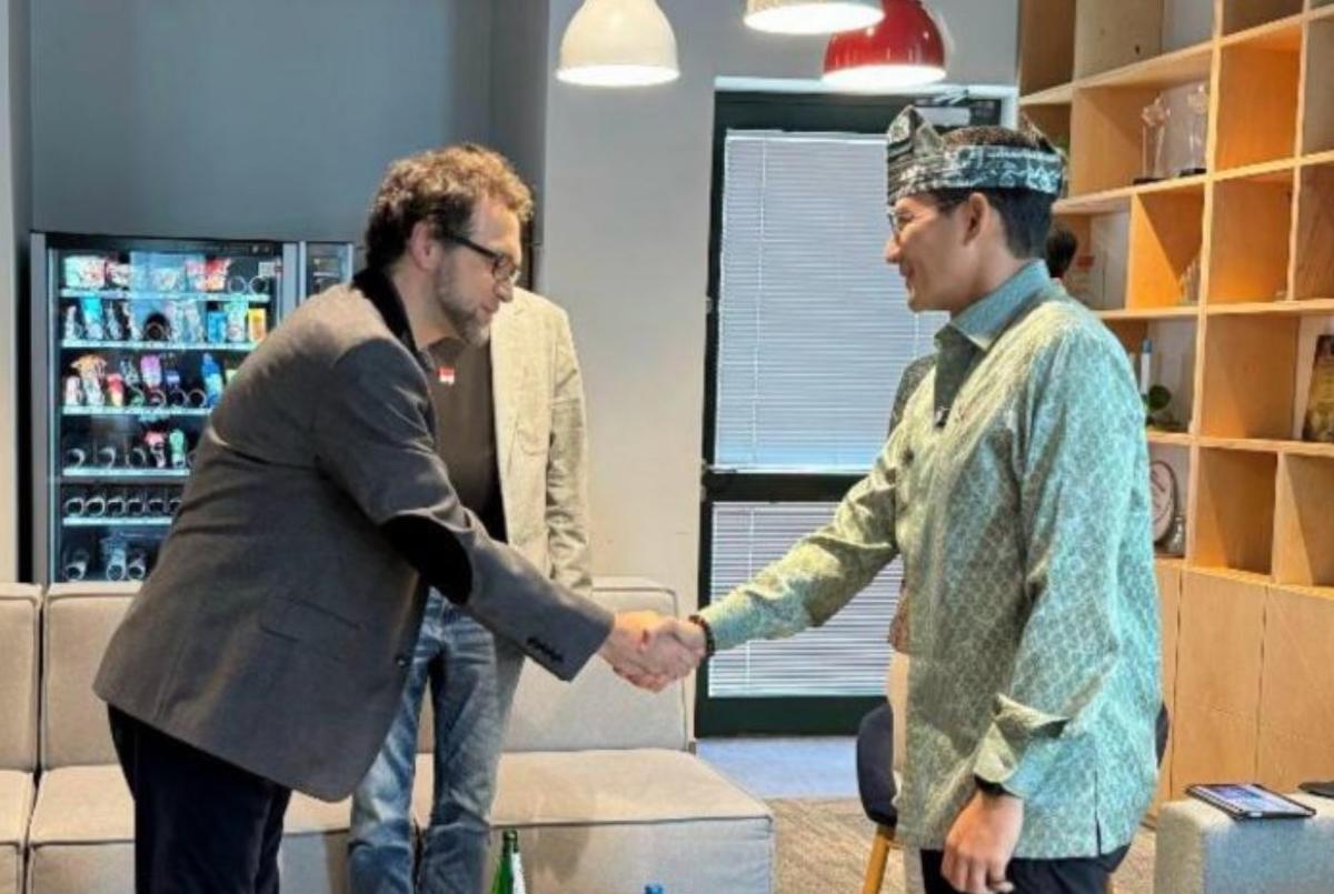 Sandiaga Uno Temui Pengembang Gim Terbesar di Polandia