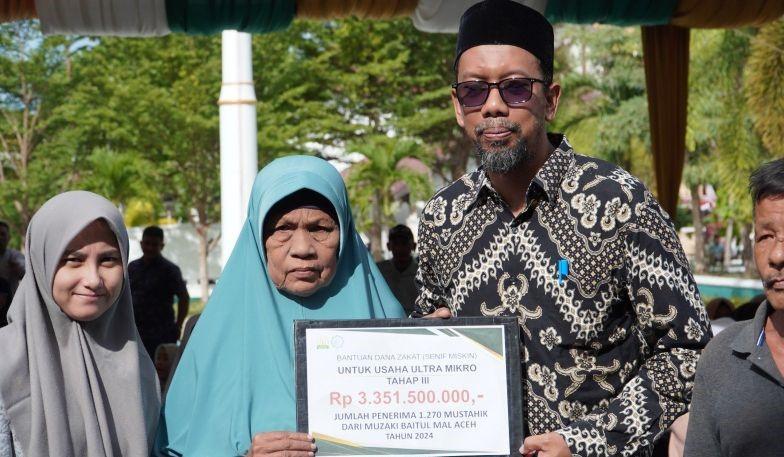 Baitul Mal Salurkan Rp3,35 M Bantuan Usaha Mikro Bagi Warga Aceh