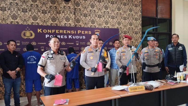 Polisi Tetapkan 8 Tersangka Tawuran di Kudus Akibatkan 1 Orang Luka Berat