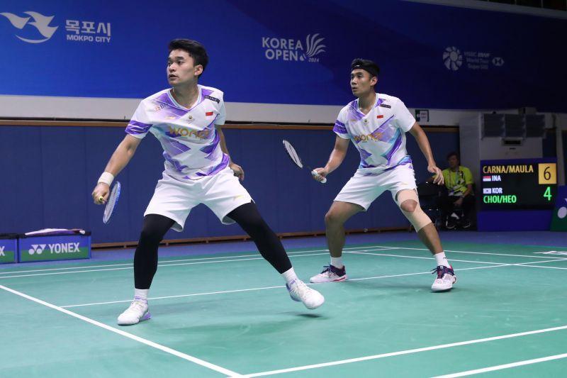 Leo/Bagas Kalahkan Unggulan Pertama dan Juarai Korea Open 2024