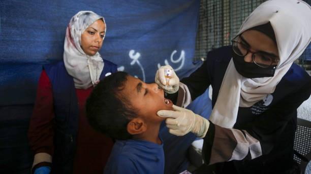 WHO: 187 Ribuan Anak di Gaza Tuntas Divaksinasi Polio Tahap I