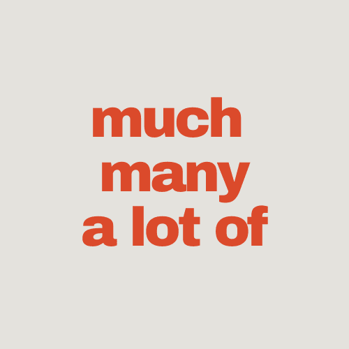 Perbedaan Much, Many, dan A Lot Of: Penjelasan Lengkap