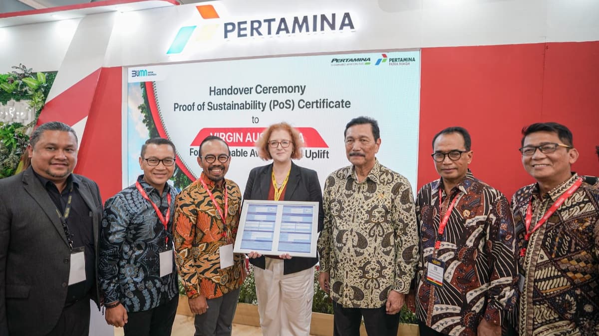 Virgin Australia Airlines, Maskapai Internasional Pertama yang Gunakan Sustainable Aviation Fuel Pertamina